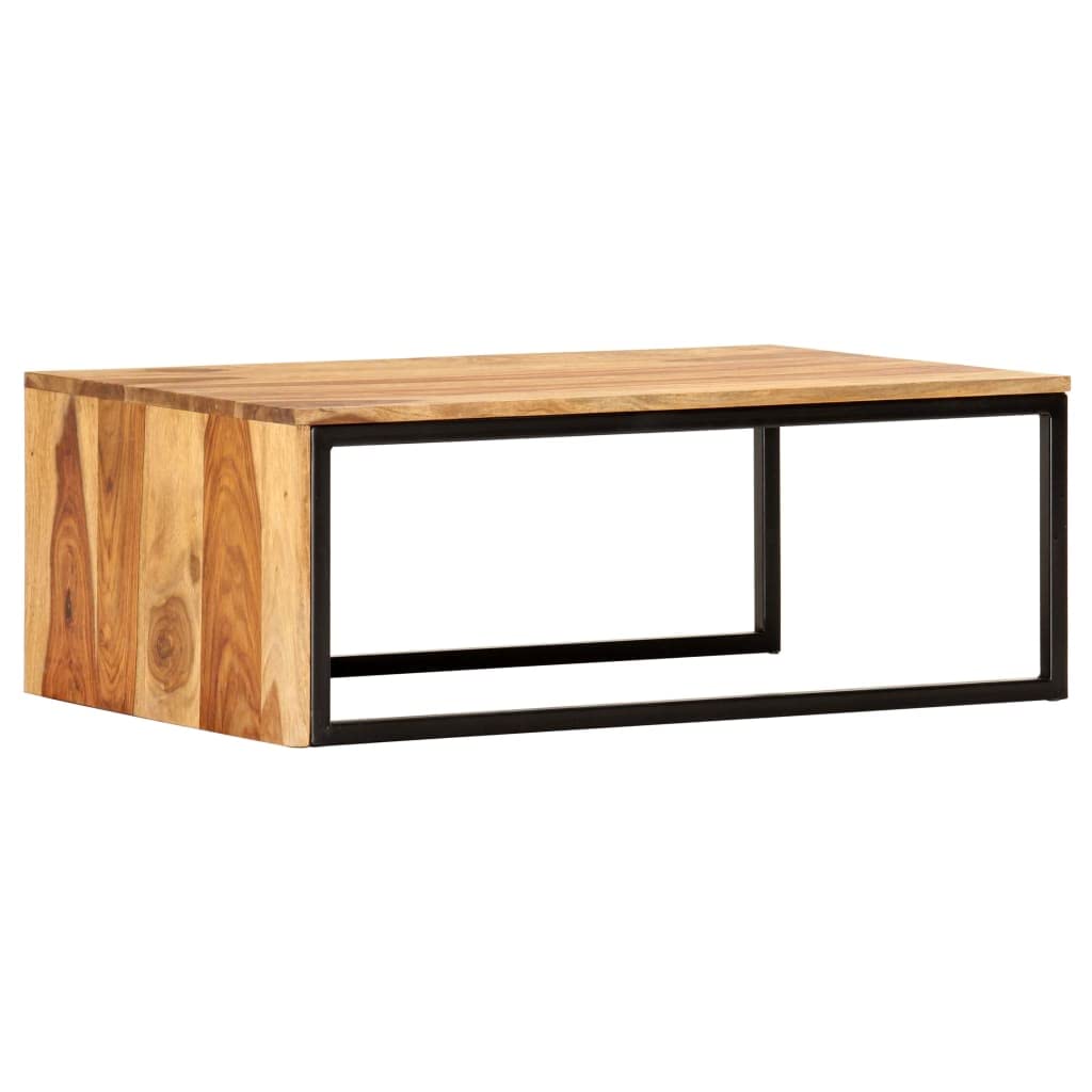 2 pcs Solid Sheesham Wood Nesting Tables T705