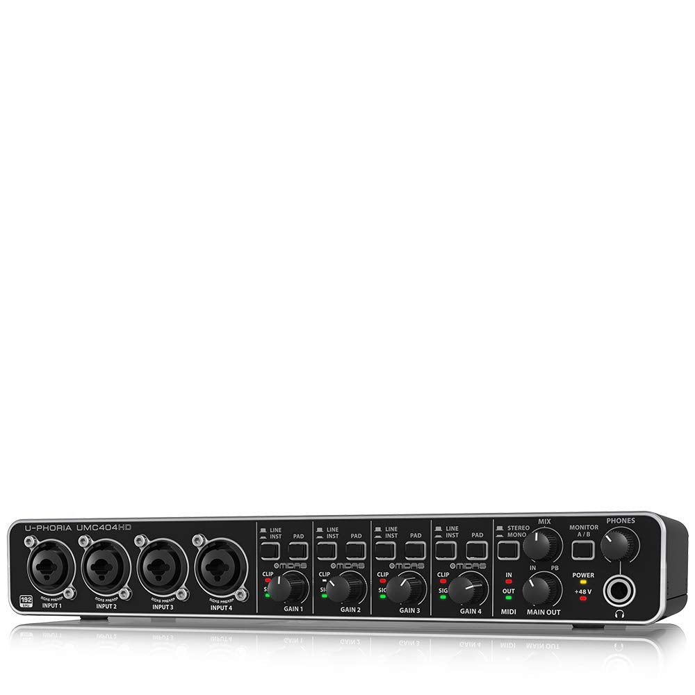 4x4 USB Audio/MIDI Interface with Mic Preamplifiers U808897