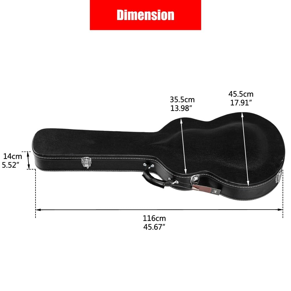 Hard Case for Semi-Hollow Hollowbody Electric Guitars F767093