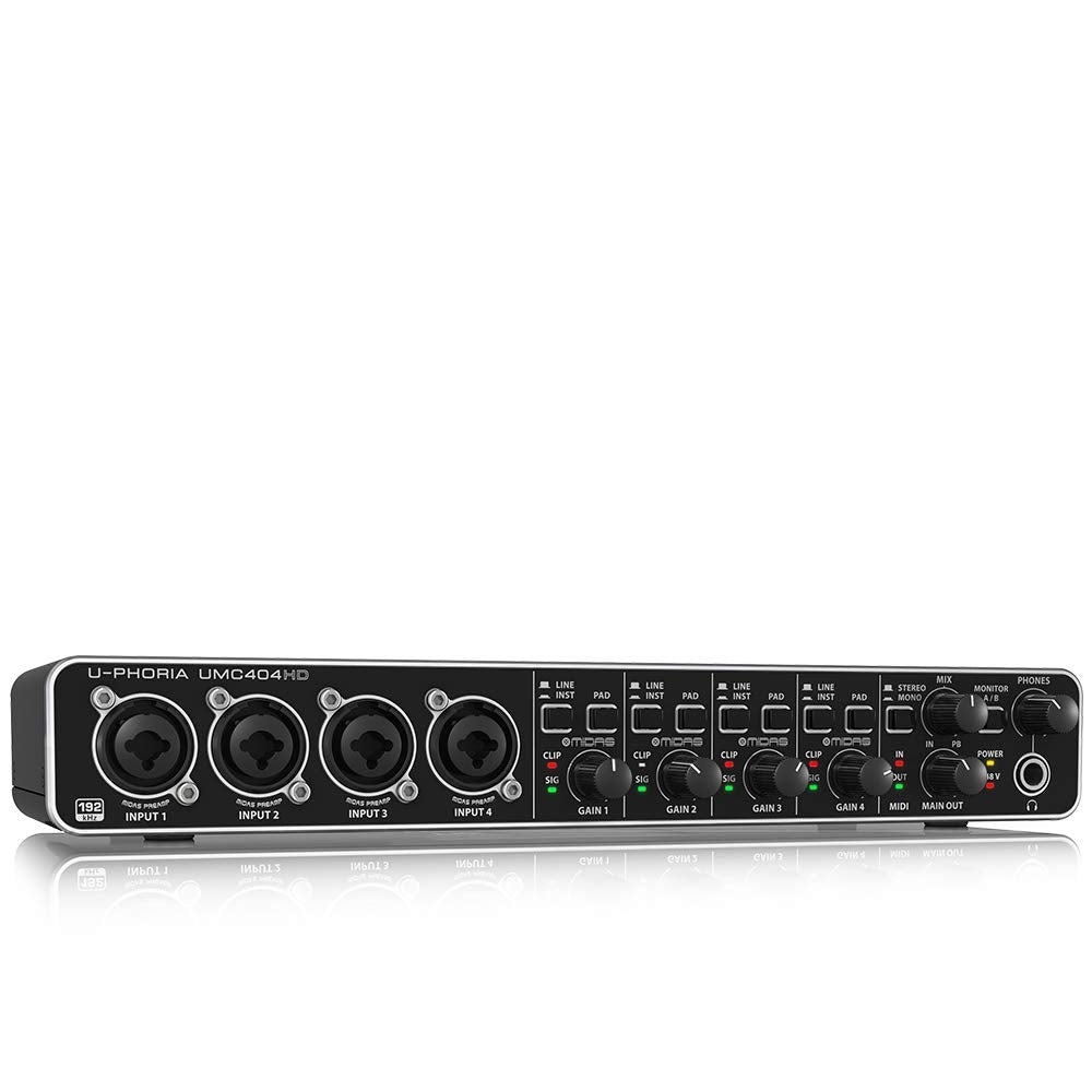 4x4 USB Audio/MIDI Interface with Mic Preamplifiers U808897