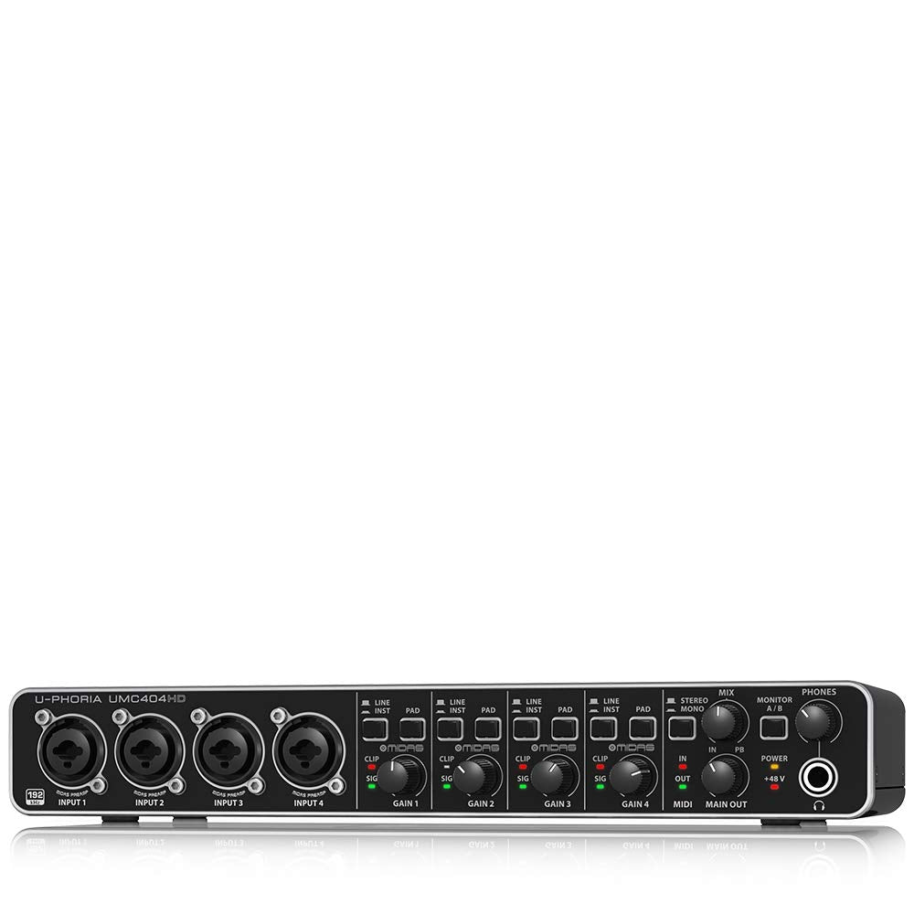 4x4 USB Audio/MIDI Interface with Mic Preamplifiers U808897