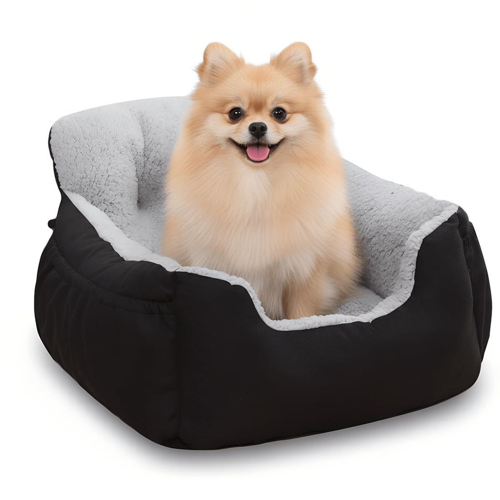 Washable Dog Car Seat with Storage Pockets X948