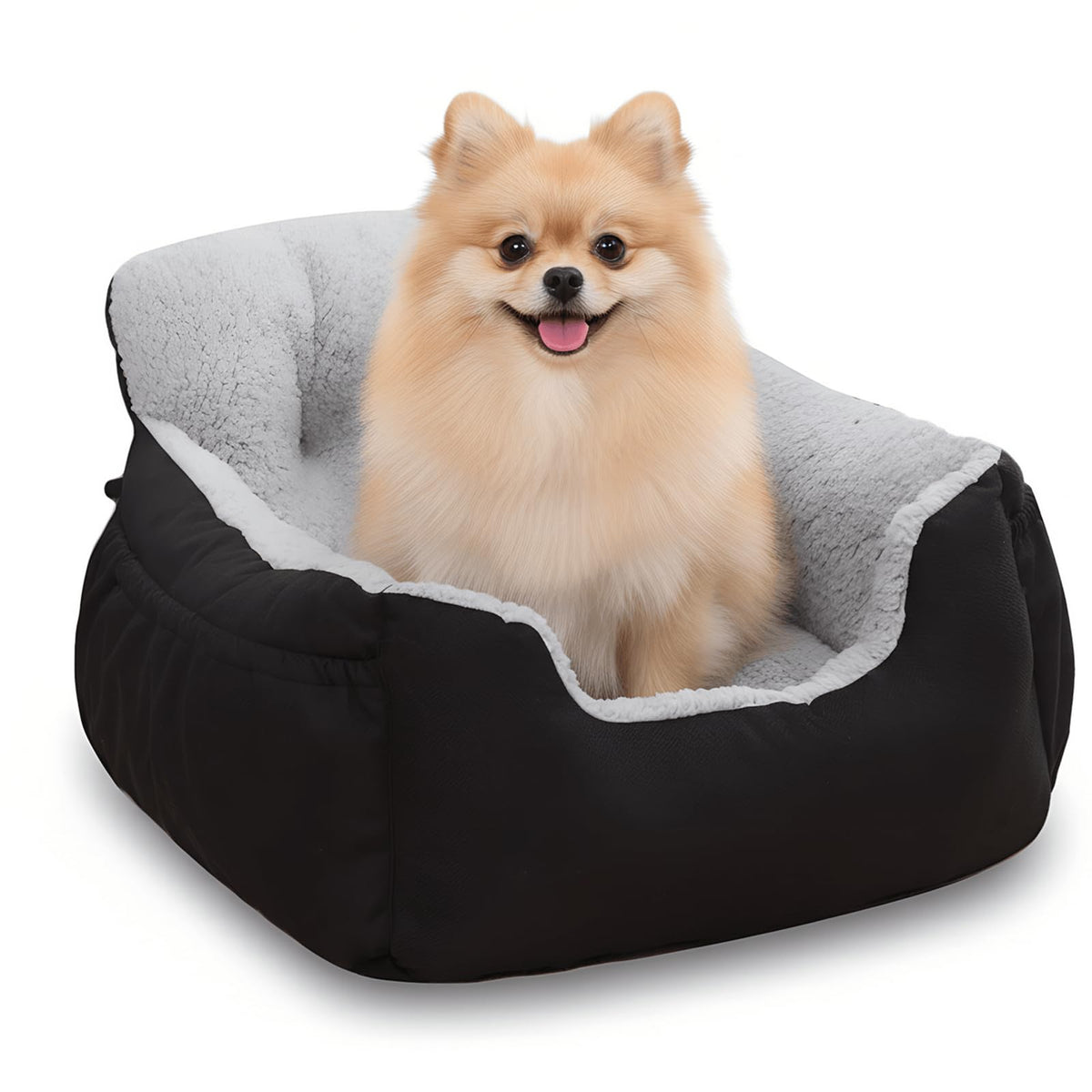 Washable Dog Car Seat with Storage Pockets X948