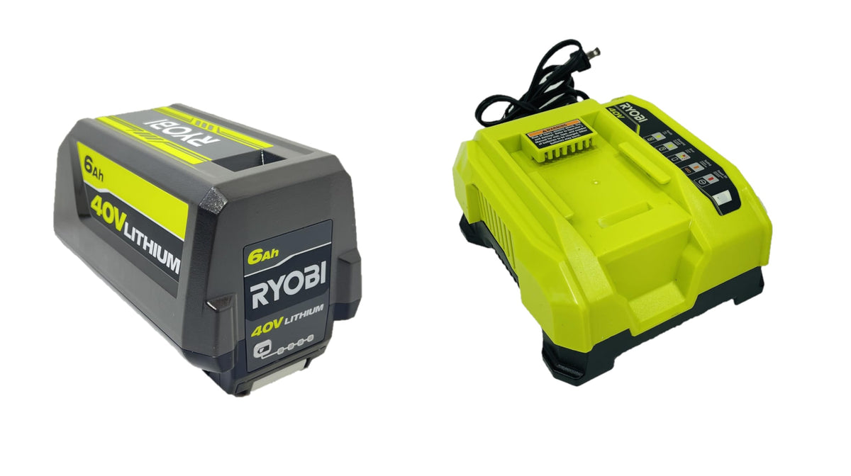 40V Lithium-Ion 6.0 Ah Battery and Rapid Charger Kit V349485