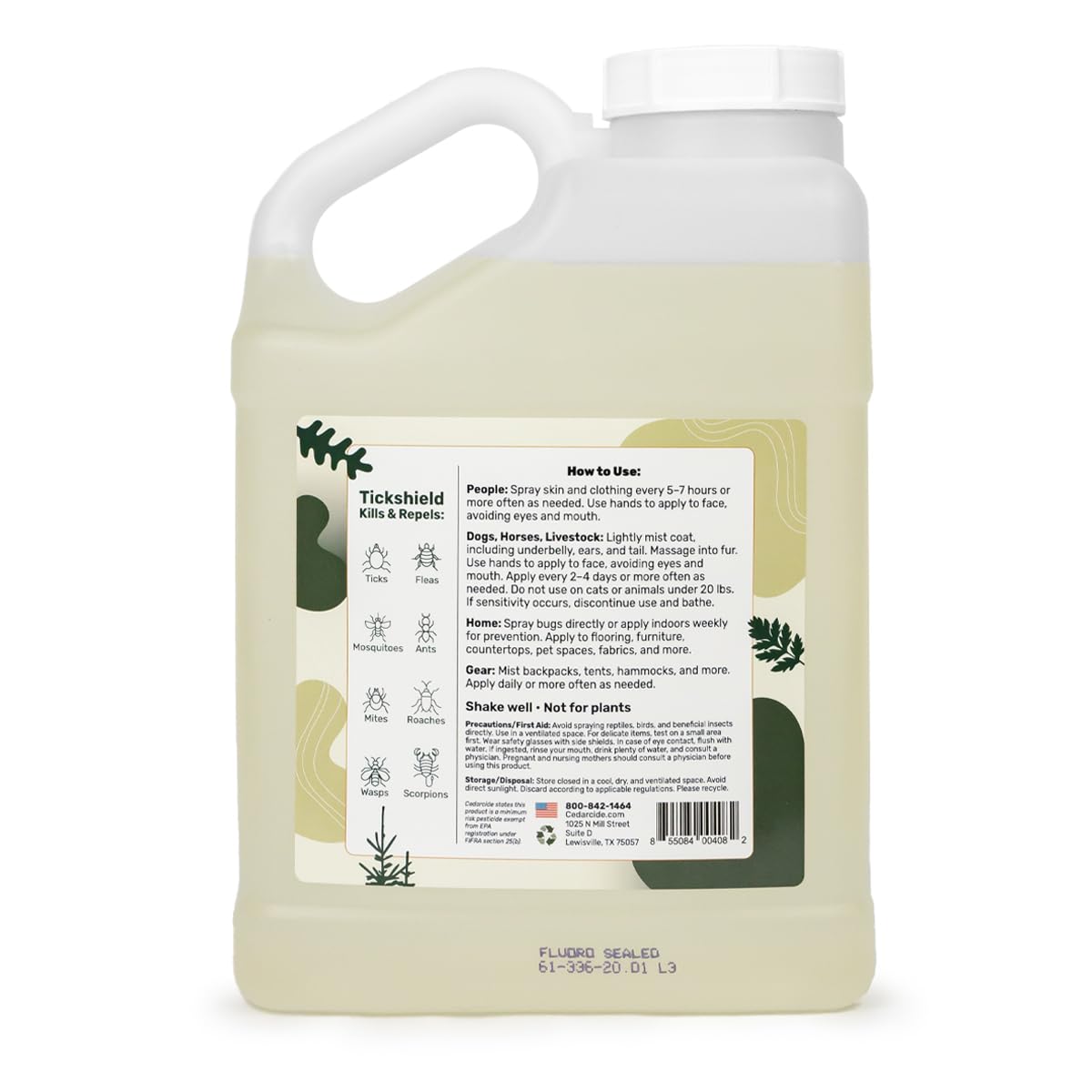 Cedar Oil Tick & Mosquito Repellent Spray N1529