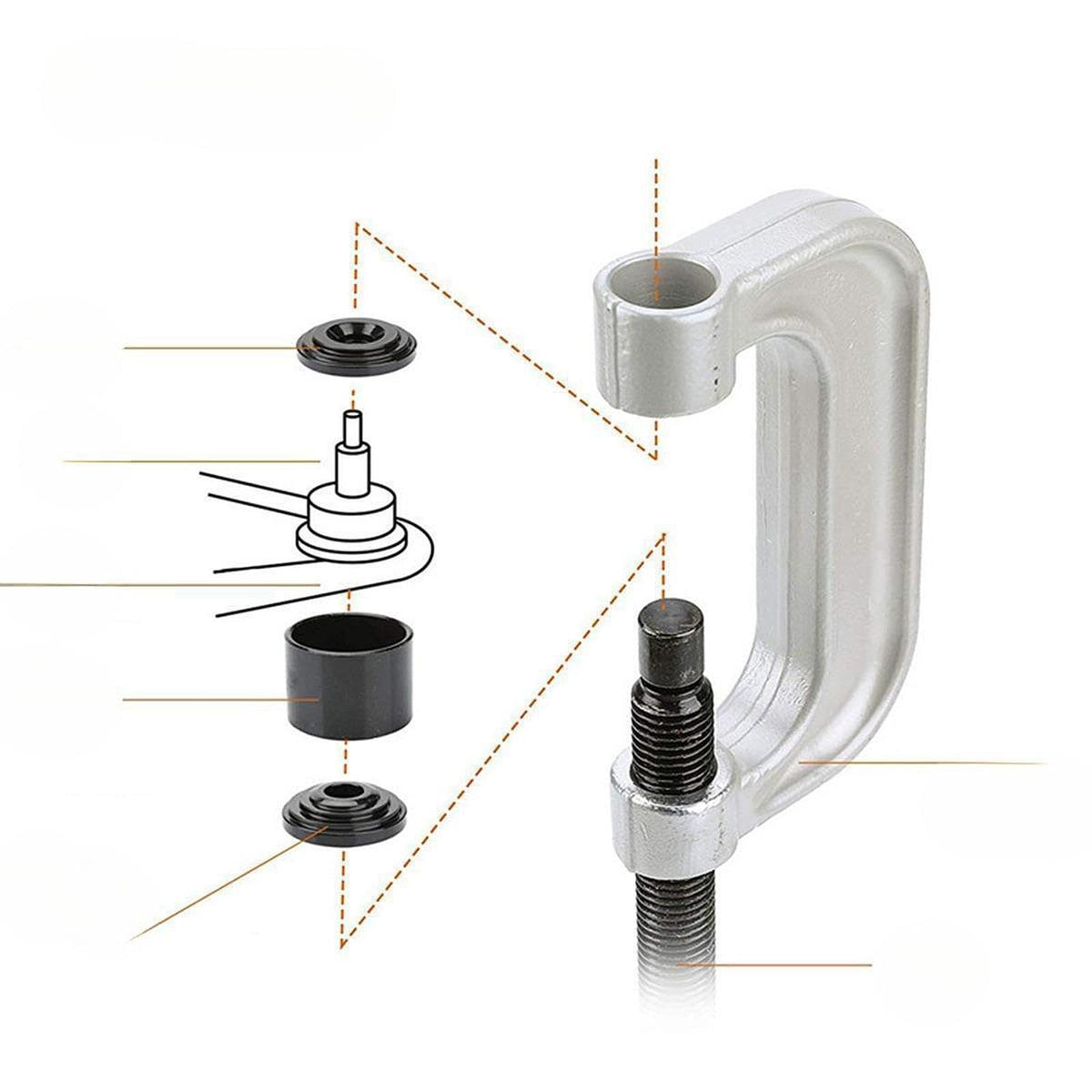 21 Piece Ball Joint Press Tool Kit with Adapters U2297