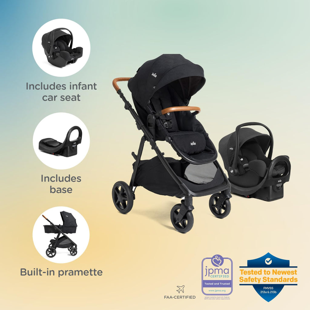 Lightweight 4-in-1 Stroller & Car Seat Travel System V577