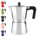 Stovetop Espresso Maker Moka Pot 10 oz Silver G1118