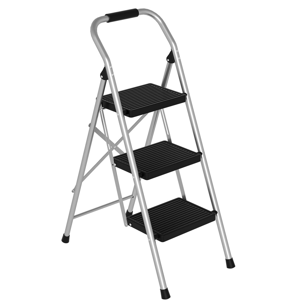 3 Step Folding Anti Slip Step Stool 330lbs W85309