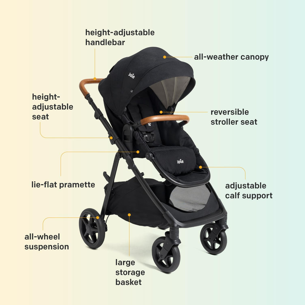 Lightweight 4-in-1 Stroller & Car Seat Travel System V577