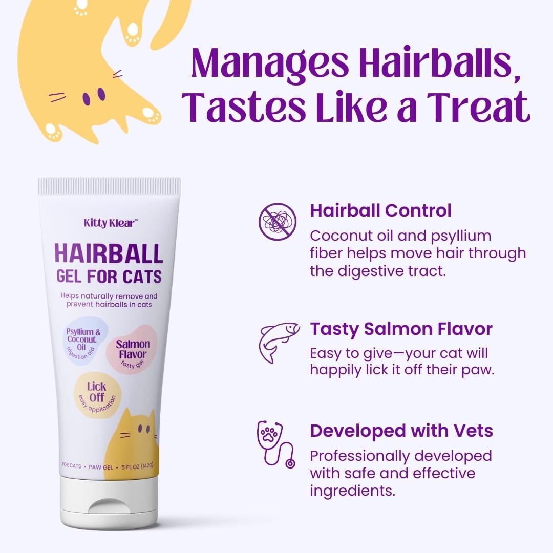Cat Hairball Supplement Gel W16046