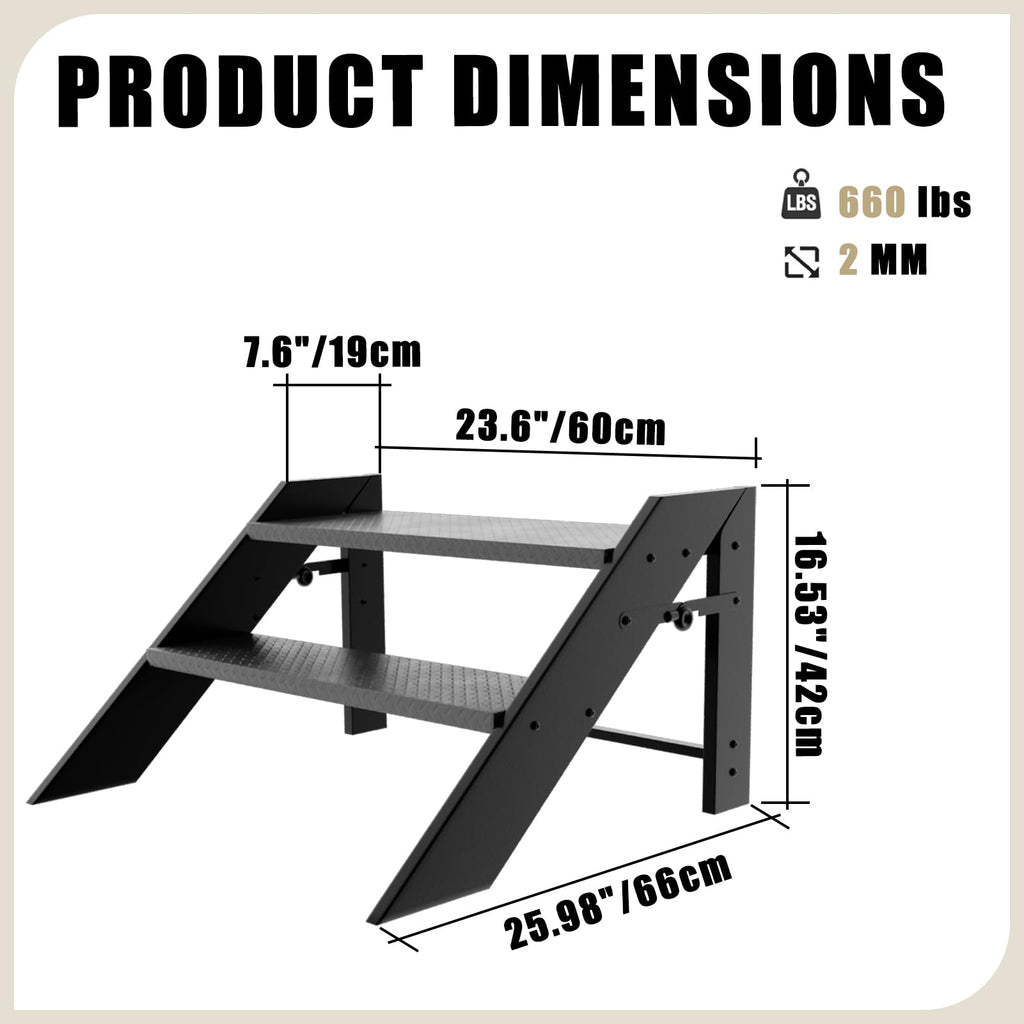 Foldable 2 Step Ladder E857893