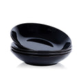 Black Ceramic Bowls Set of 4, 9 Inch 40 oz Microwave and Oven Safe M220