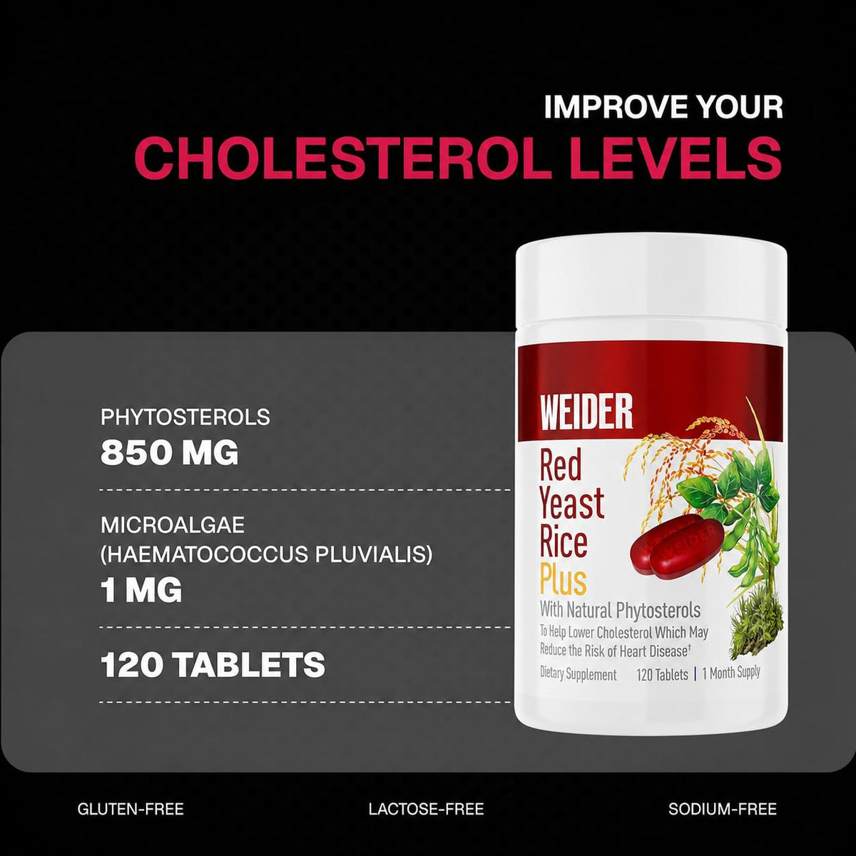 Red Yeast Rice 120 Capsules U742323