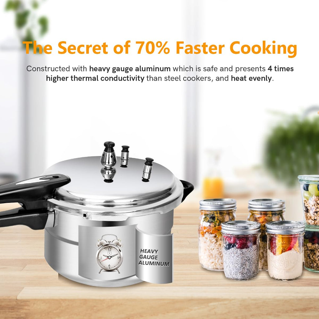 5.3 Qt Aluminum Stovetop Pressure Cooker & Canner W937789