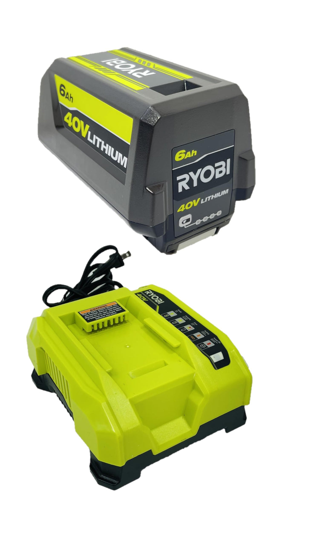 40V Lithium-Ion 6.0 Ah Battery and Rapid Charger Kit V349485