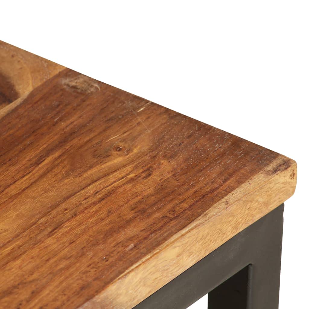 2 pcs Solid Sheesham Wood Nesting Tables T705
