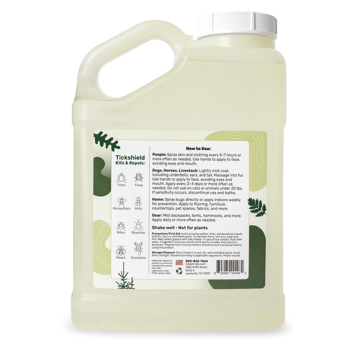 Cedar Oil Tick & Mosquito Repellent Spray N1529