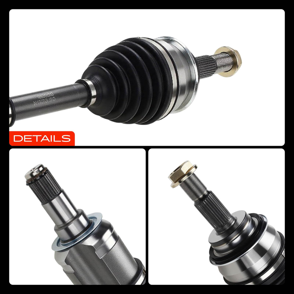 Set of 2 Front CV Axle Shaft Assembly H9111