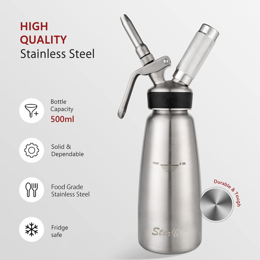 Spare Parts and Accessories for Whipped Cream Dispenser 304 Stainless Steel T60289