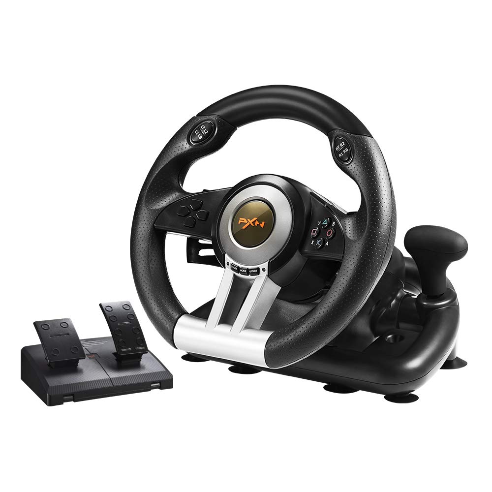 Gaming Steering Wheel with Pedals U8076