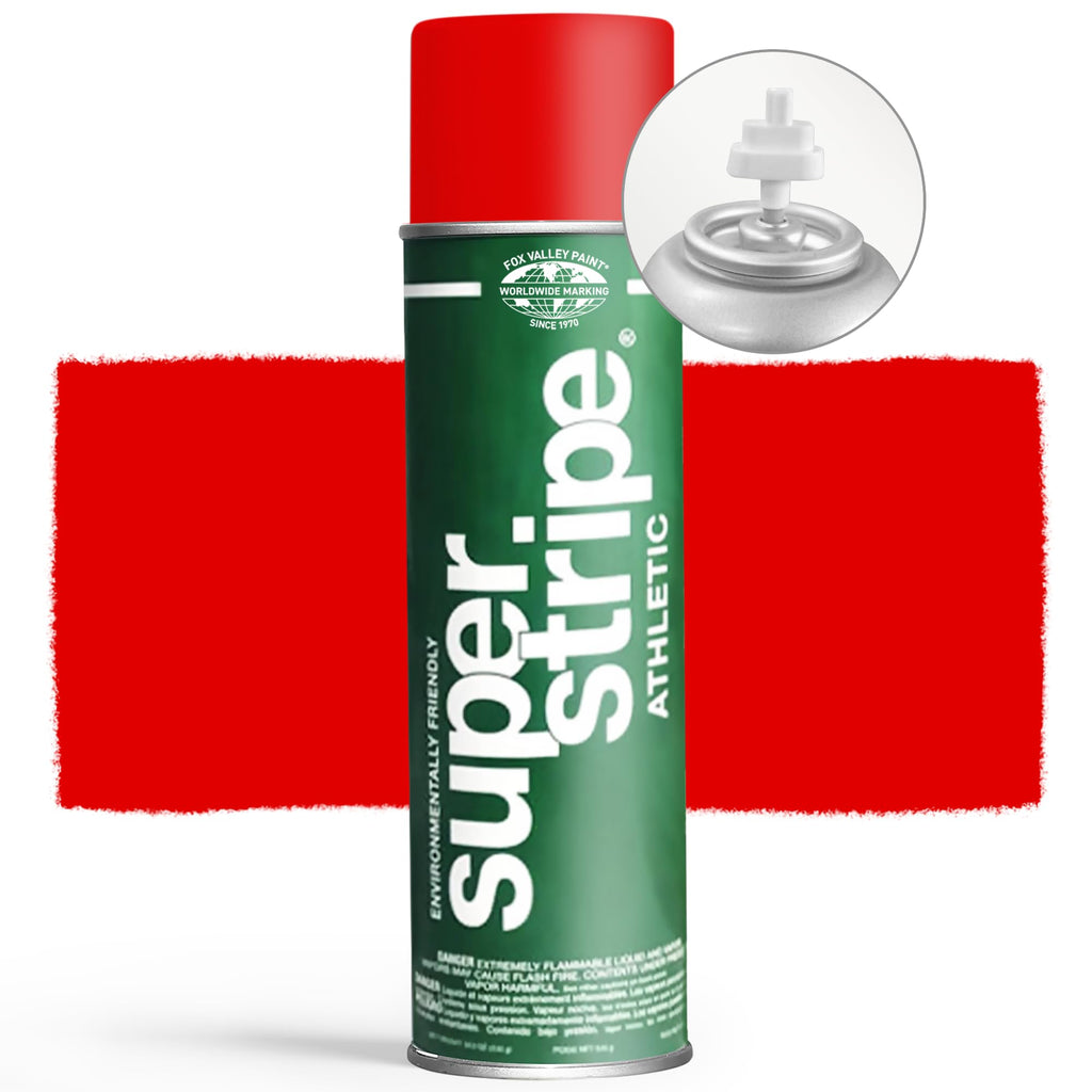 Red Field Striping Paint 18 oz Pack of 12 W275931