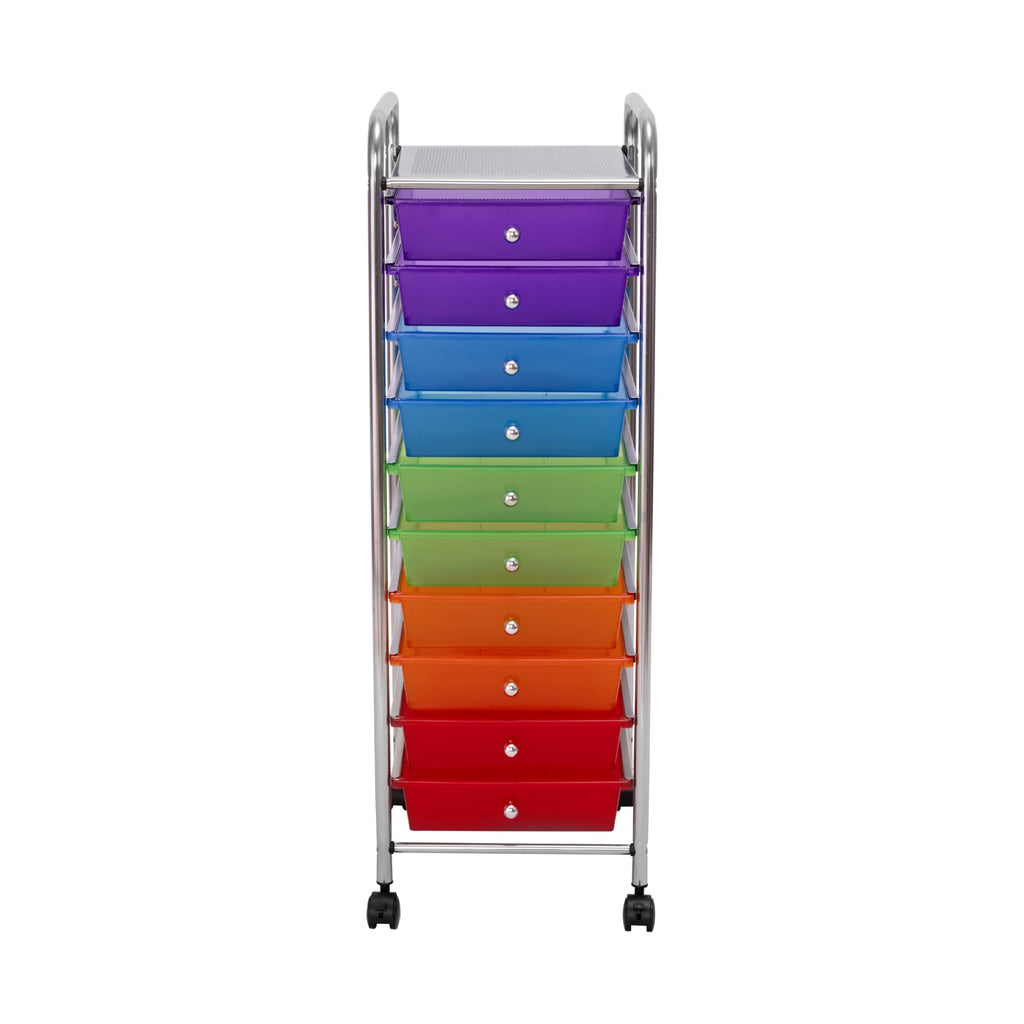 10 Drawer Rolling Storage Cart I9379
