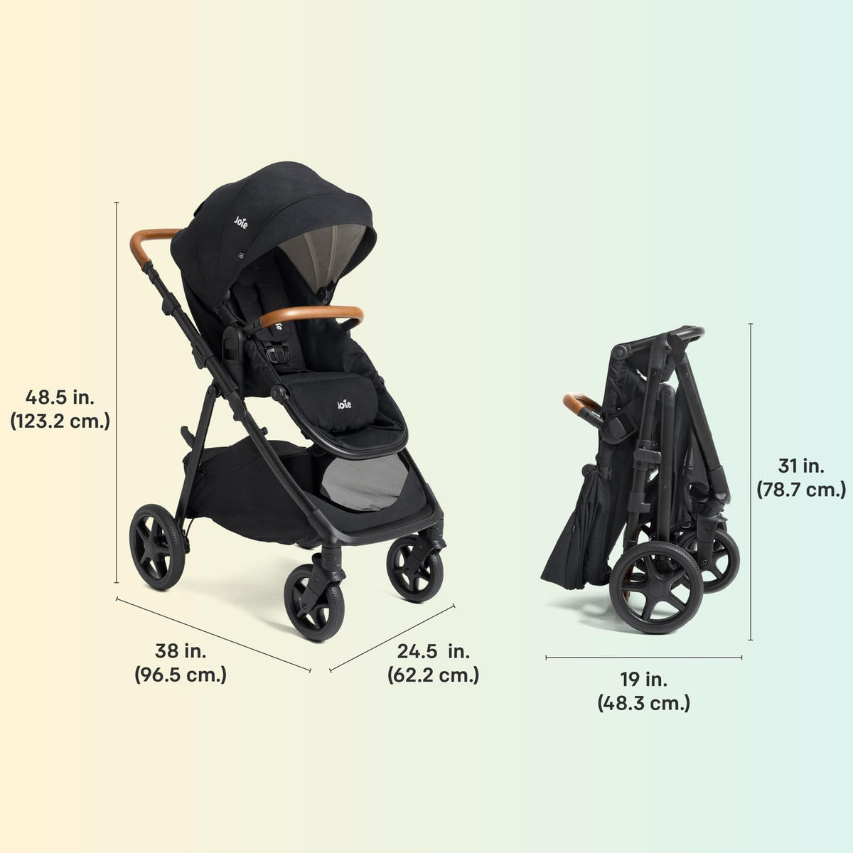 Lightweight 4-in-1 Stroller & Car Seat Travel System V577