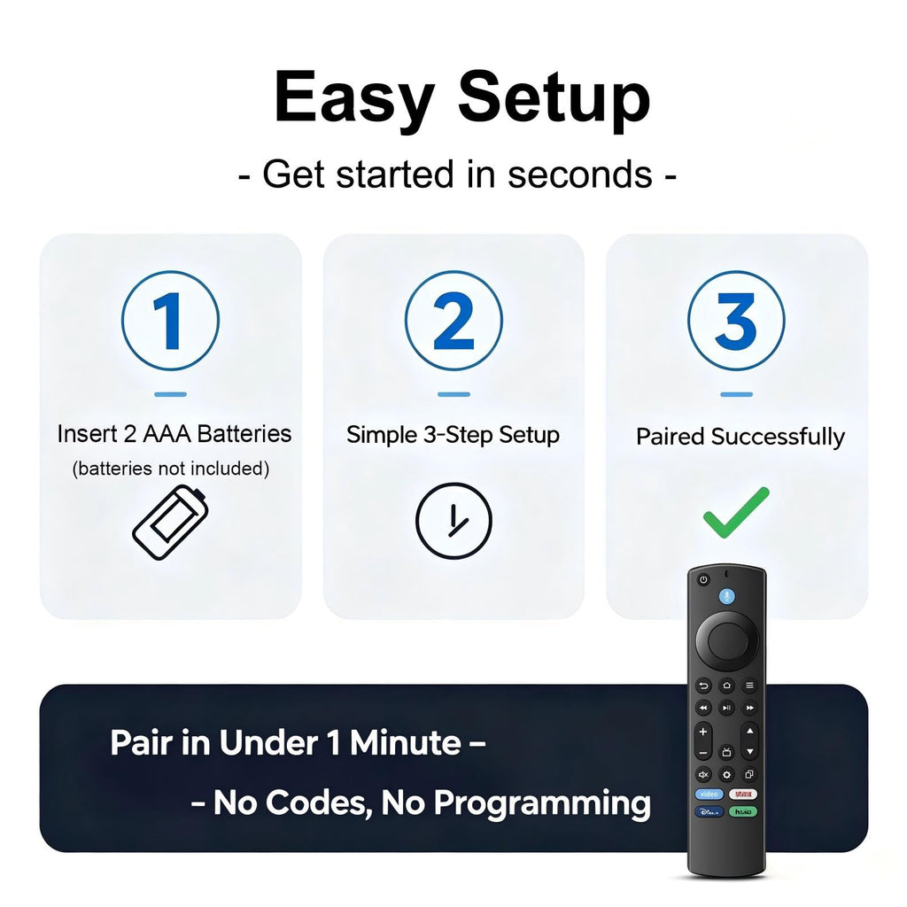 Replacement Remote for Smart TV V6335
