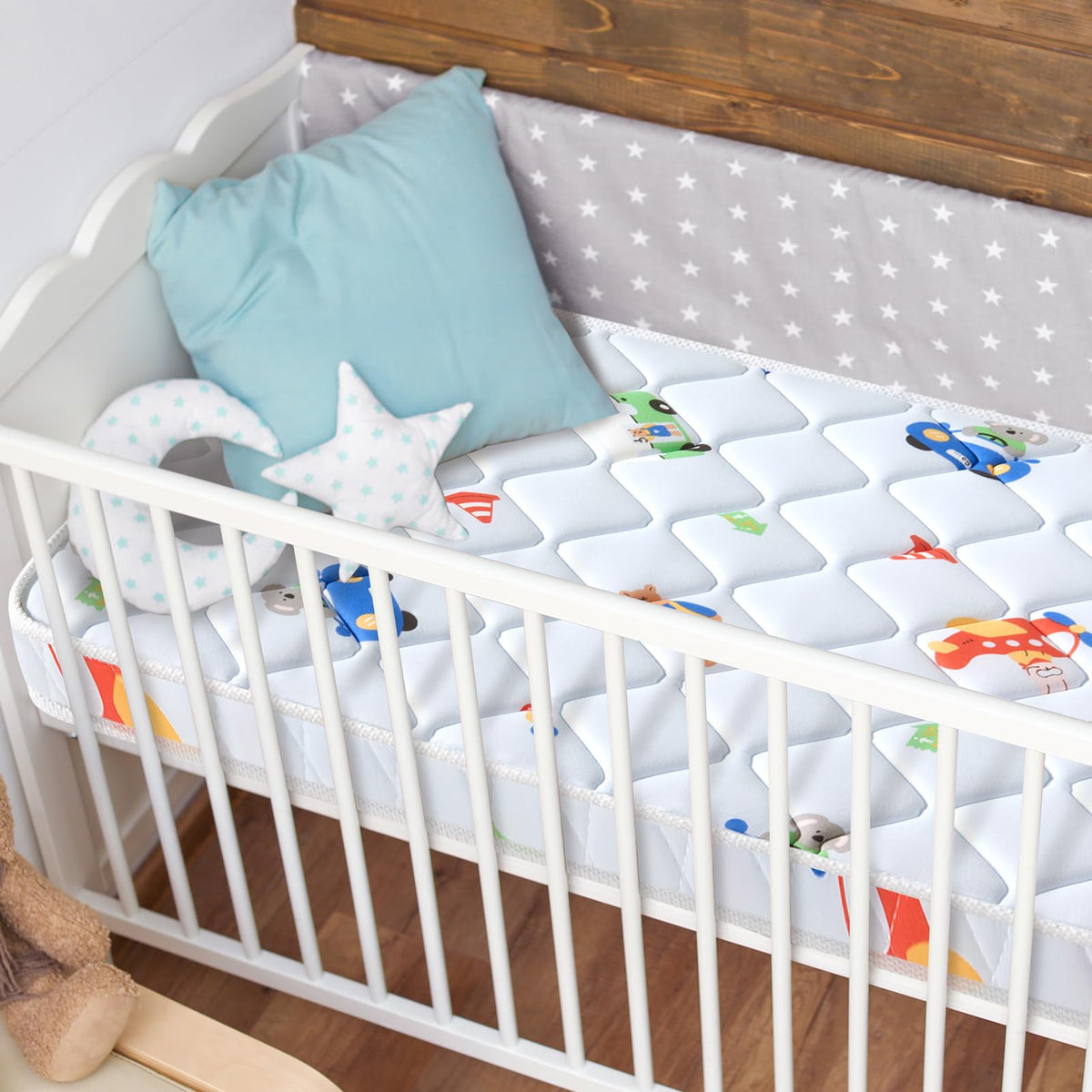 5" Thick Knitted Fabric Crib Mattress O84654