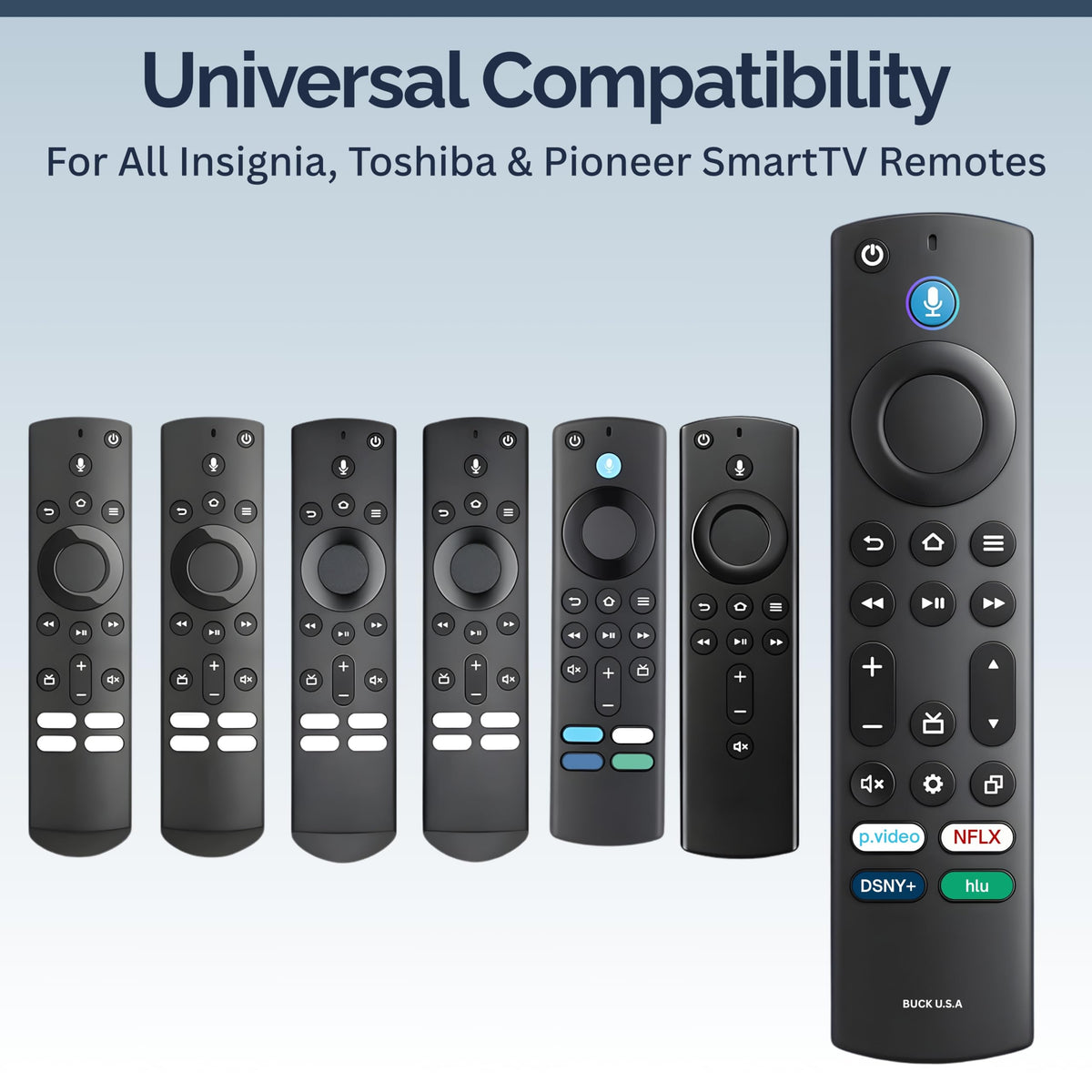 Replacement Voice Remote for Smart TVs, 1 Pack P22466