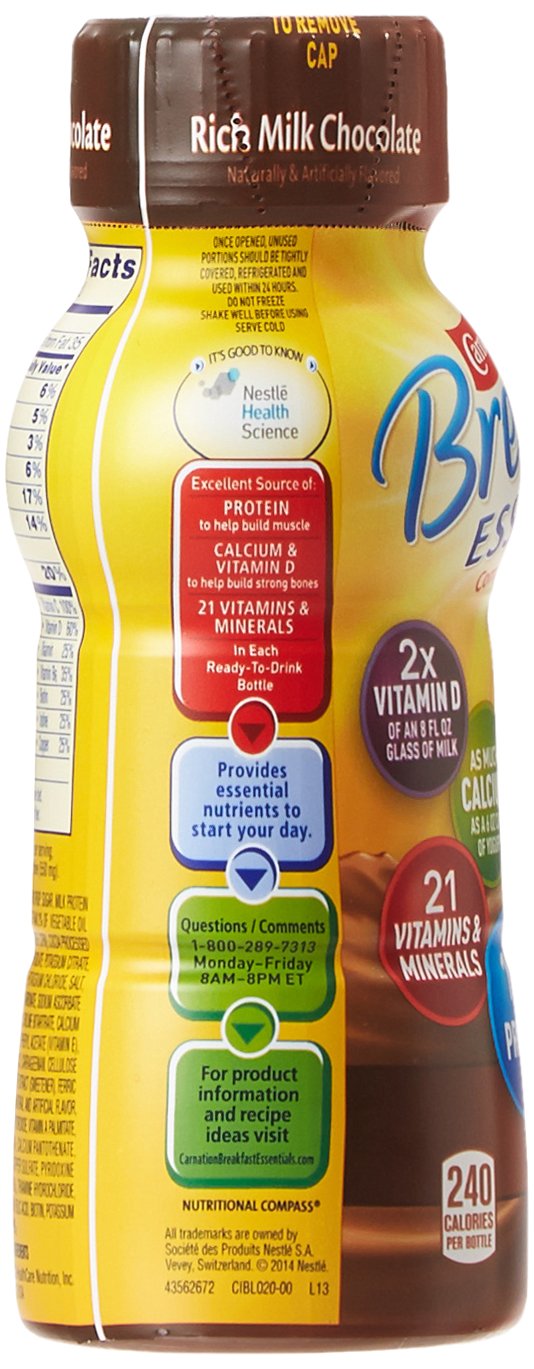 Chocolate Nutritional Drink 8 oz Bottle 24 Ct G24771