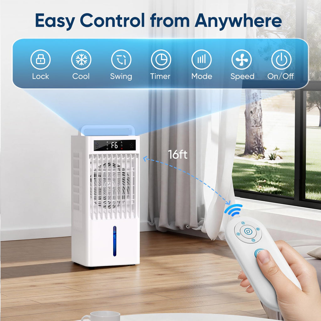 Portable 4-IN-1 Evaporative Air Cooler 3-Gal P673