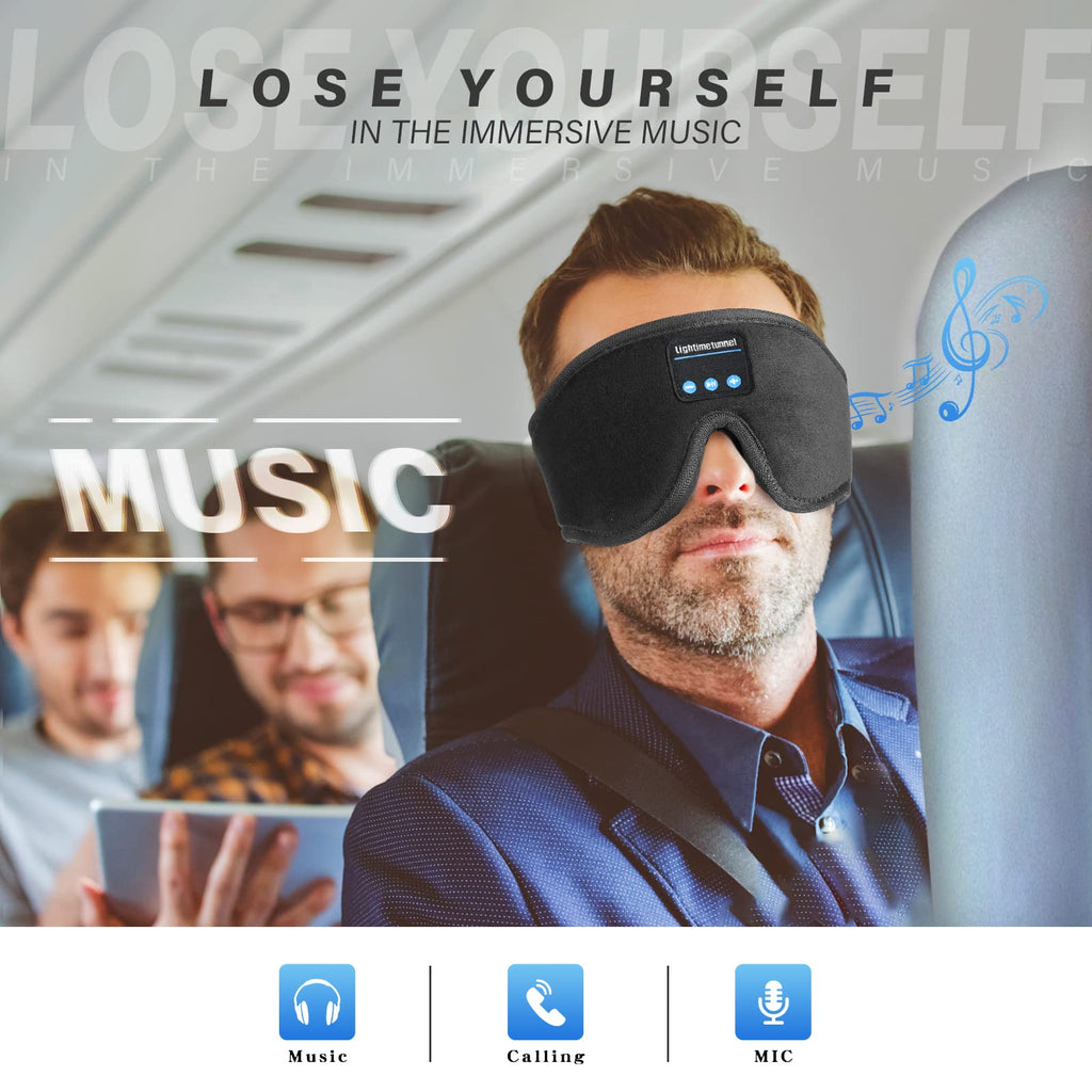 Bluetooth 5.0 Wireless 3D Eye Mask Sleep Headphones V3227