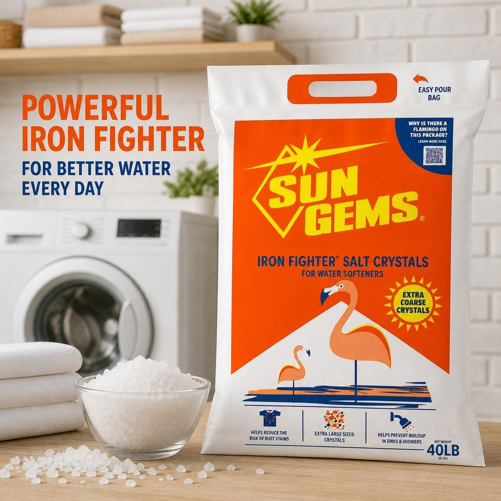 Water Softener Salt Crystals 40 lb Extra Coarse H7830