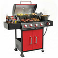 4 Burner Propane Gas Grill with Side Burner T247