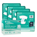 Adult Diapers XSmall 60 Count & Wet Wipes 200 Count B31907