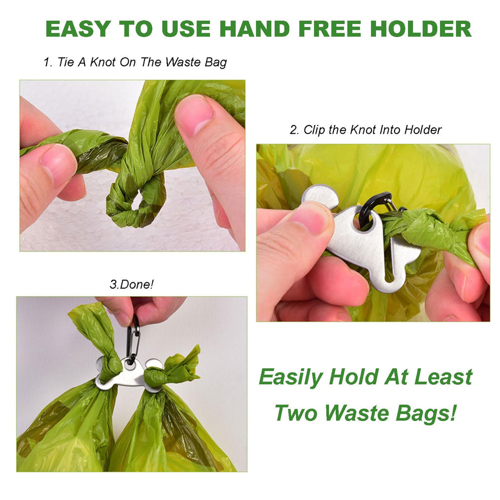 Dog Poop Bag Holder Leash Clip Dispenser S608149