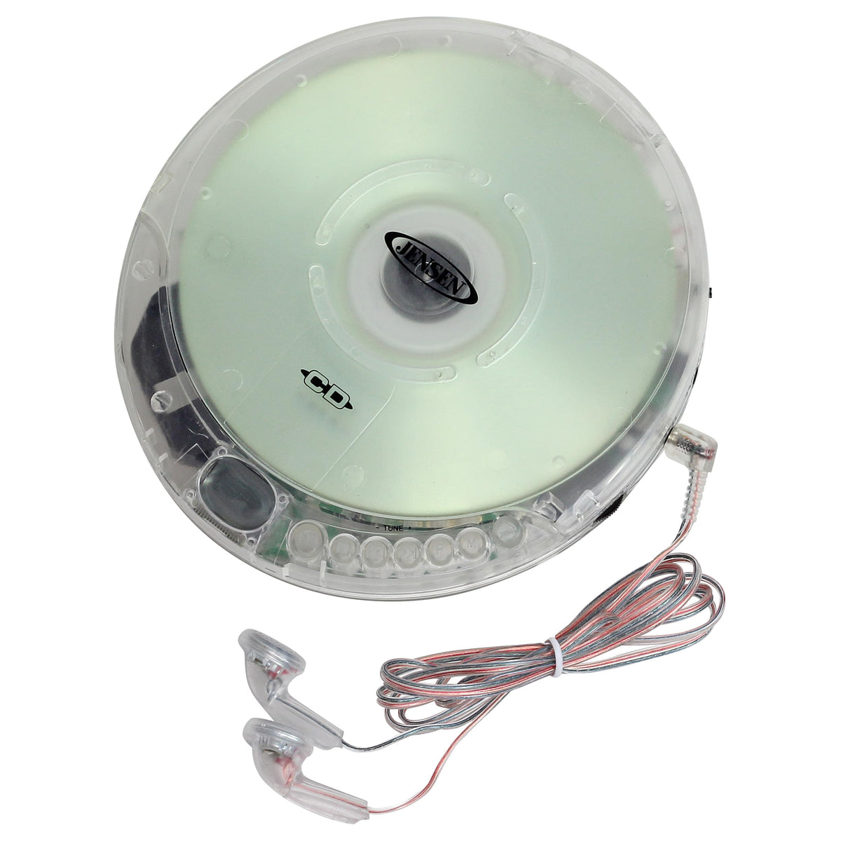 Portable CD Player Transparent Clear I1904