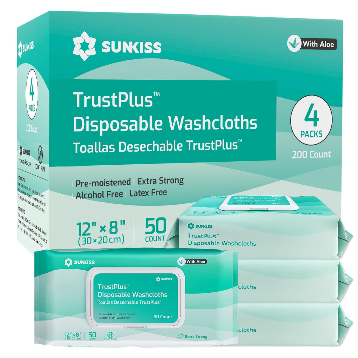 Adult Diapers XSmall 60 Count & Wet Wipes 200 Count B31907