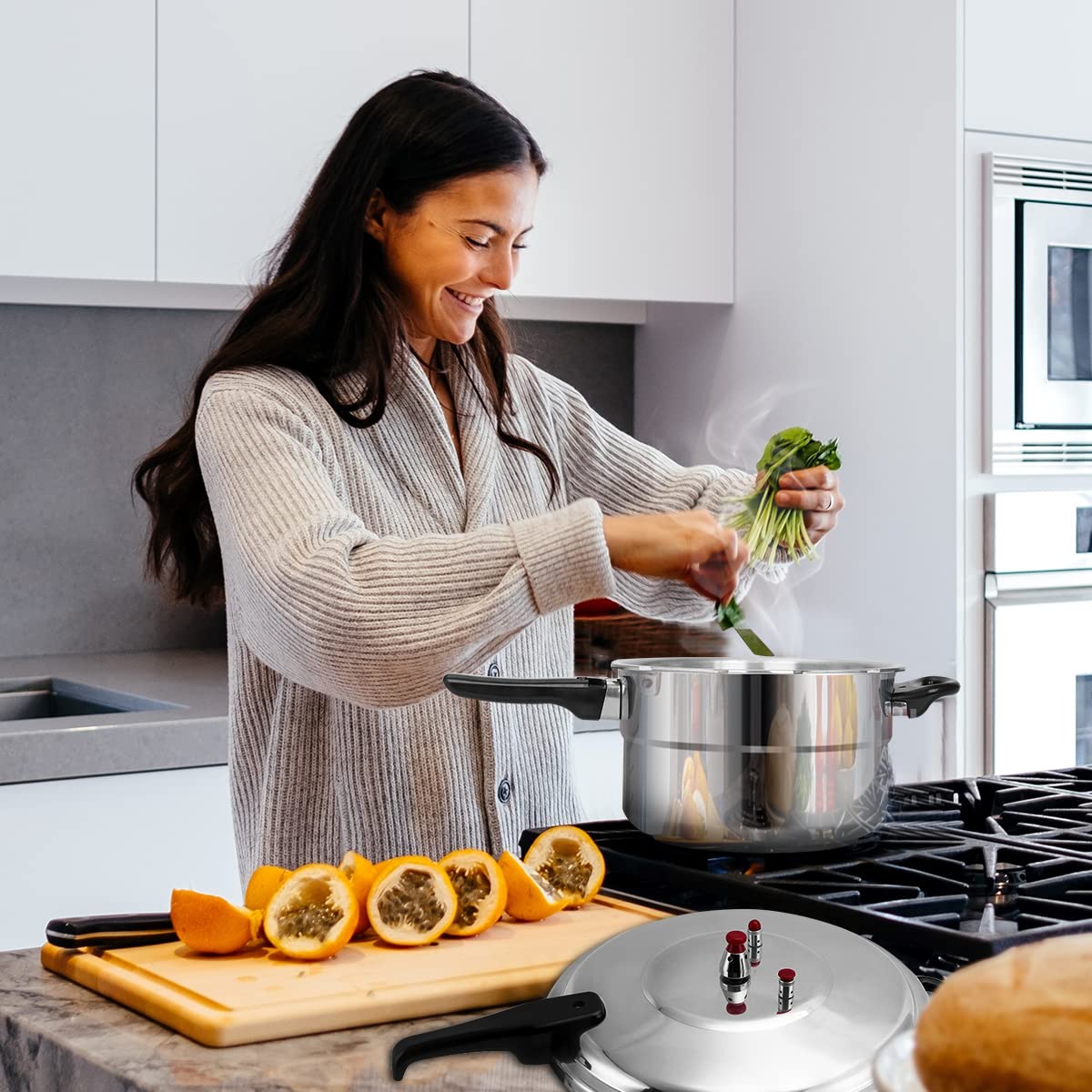 5.3 Qt Aluminum Stovetop Pressure Cooker & Canner W937789