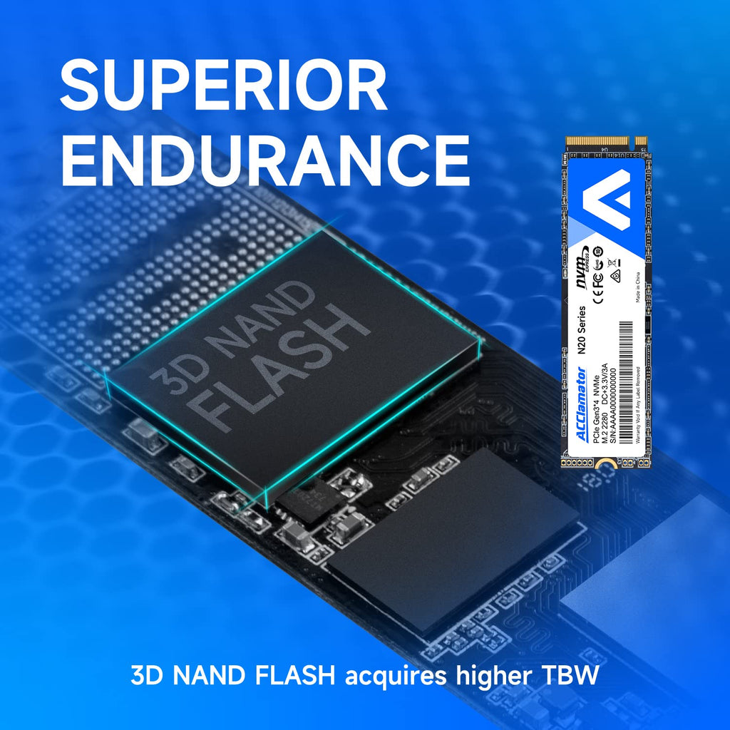 512GB NVMe M.2 2280 PCIe Gen3x4 Internal SSD B943266