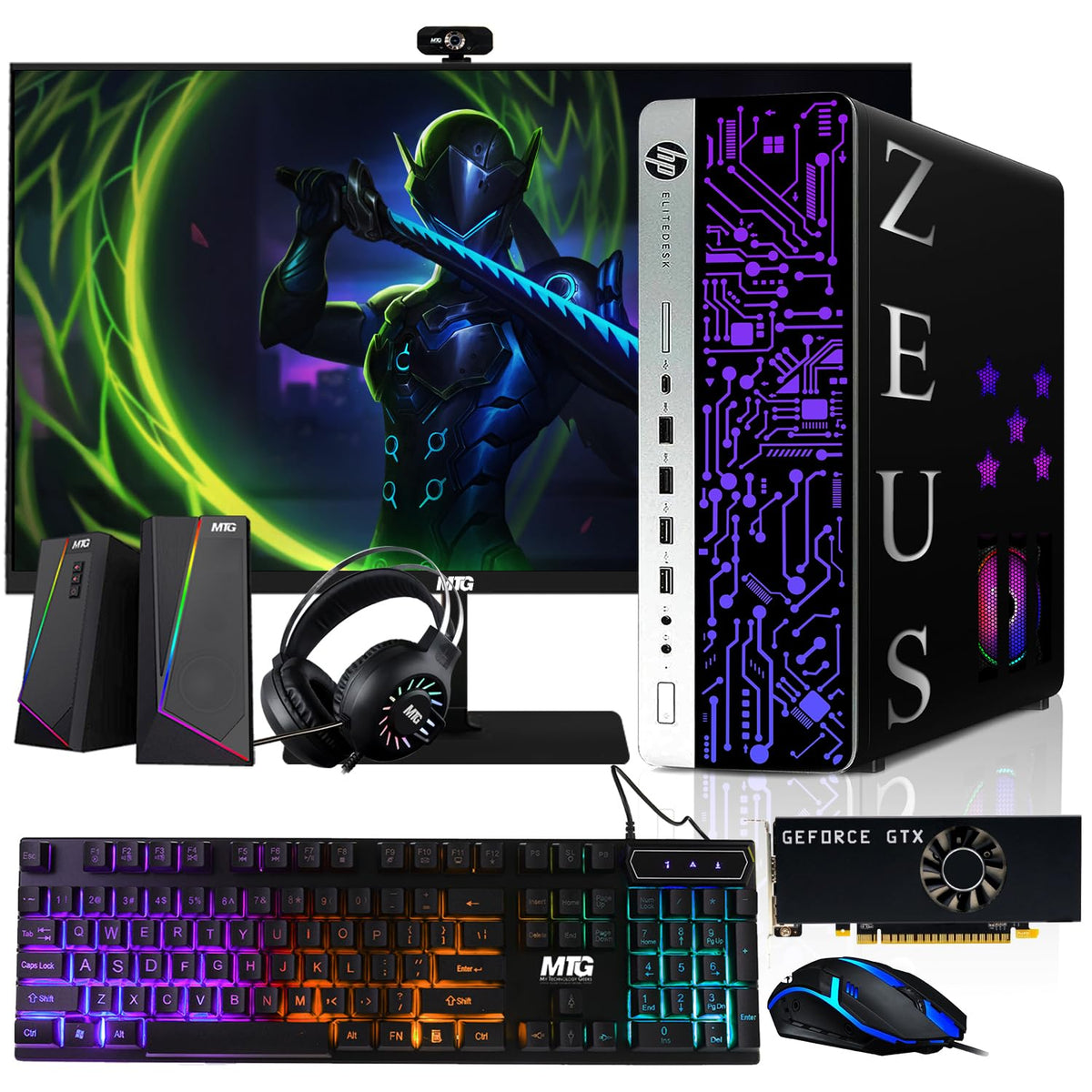 Gaming PC, i5, 16GB RAM, 1TB SSD + 4TB HDD A29424