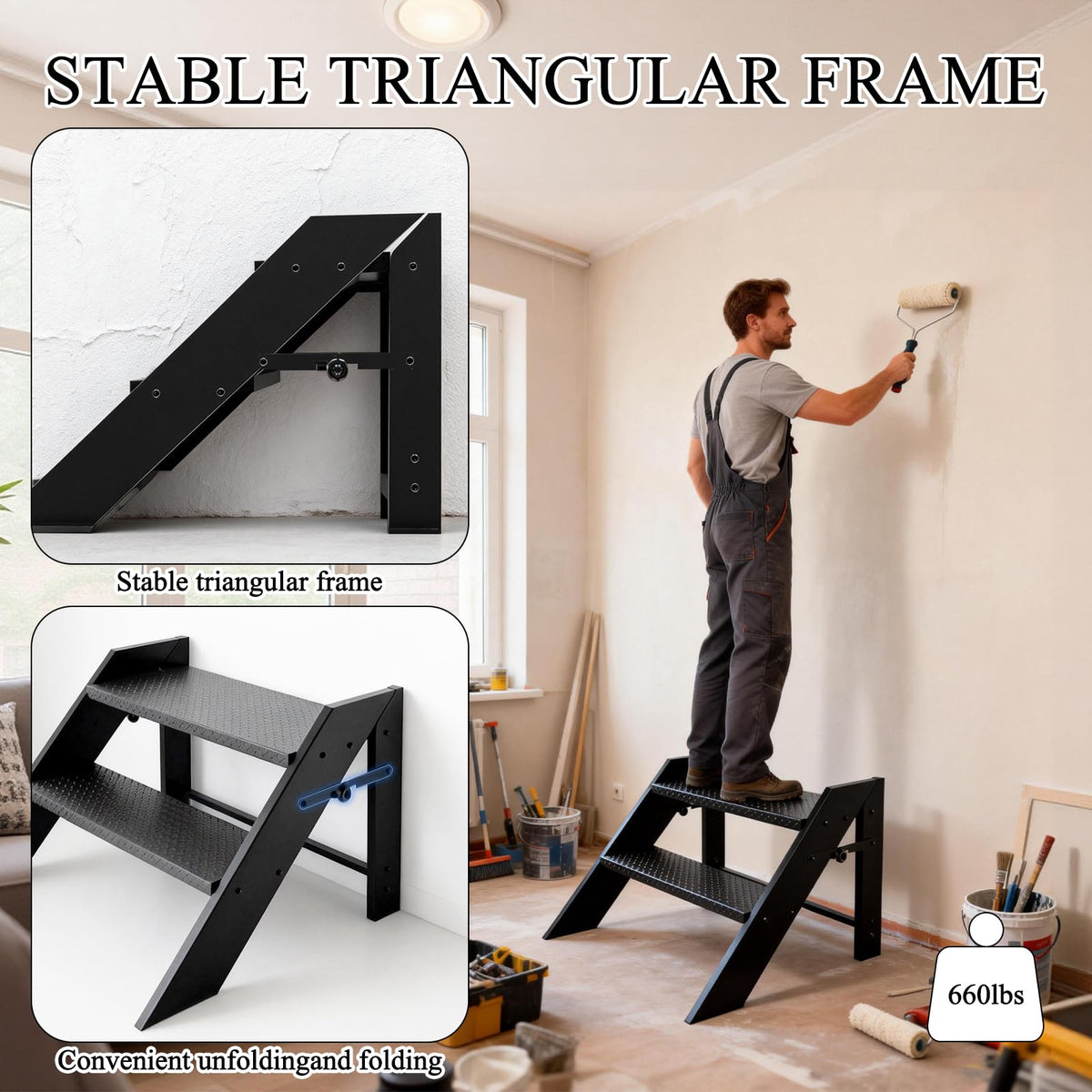 Foldable 2 Step Ladder E857893