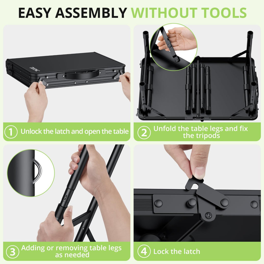 2ft Adjustable Folding Camping Table T818