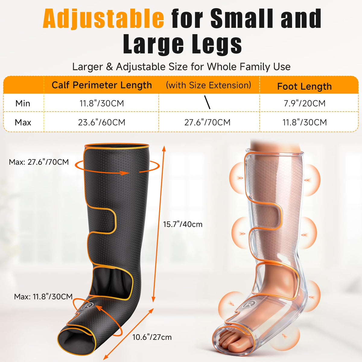 Leg Compression Massager with Heat E341094