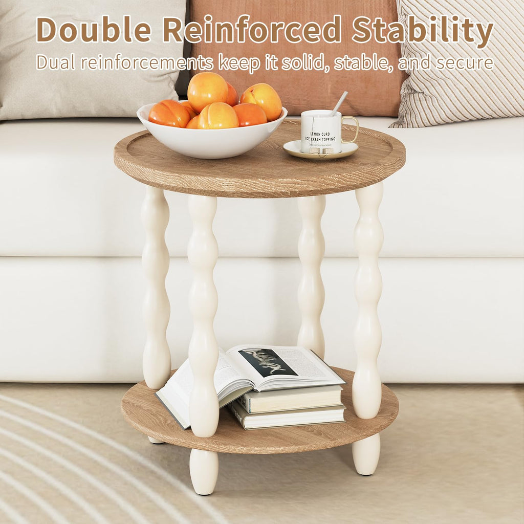 Round 2-Tier Side Table K4222