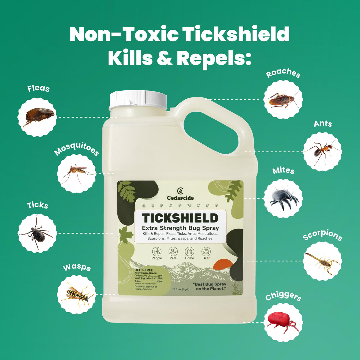Cedar Oil Tick & Mosquito Repellent Spray N1529