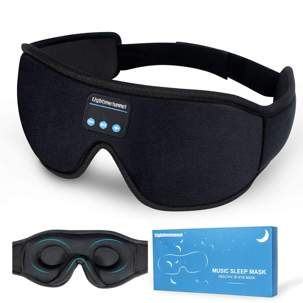 Bluetooth 5.0 Wireless 3D Eye Mask Sleep Headphones V3227