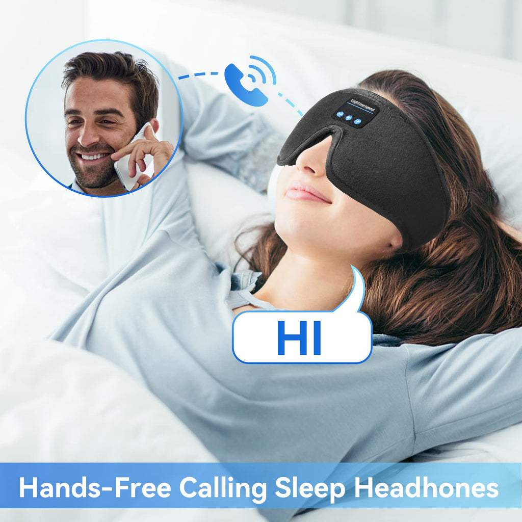 Bluetooth 5.0 Wireless 3D Eye Mask Sleep Headphones V3227